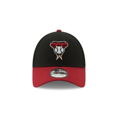 Black Arizona Diamondbacks Hat - New Era MLB Alt 2 The League 9FORTY Adjustable Caps USA9183207